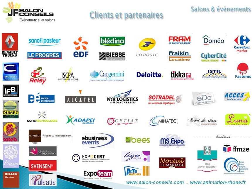 RÉFÉRENCES CLIENTS -  Lyon Rhône 69 - France